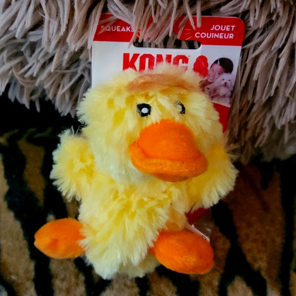 Kong Dog Duck w Squeak Yellow sz small
